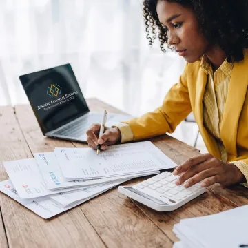 Tax professional organizing foreign account documents