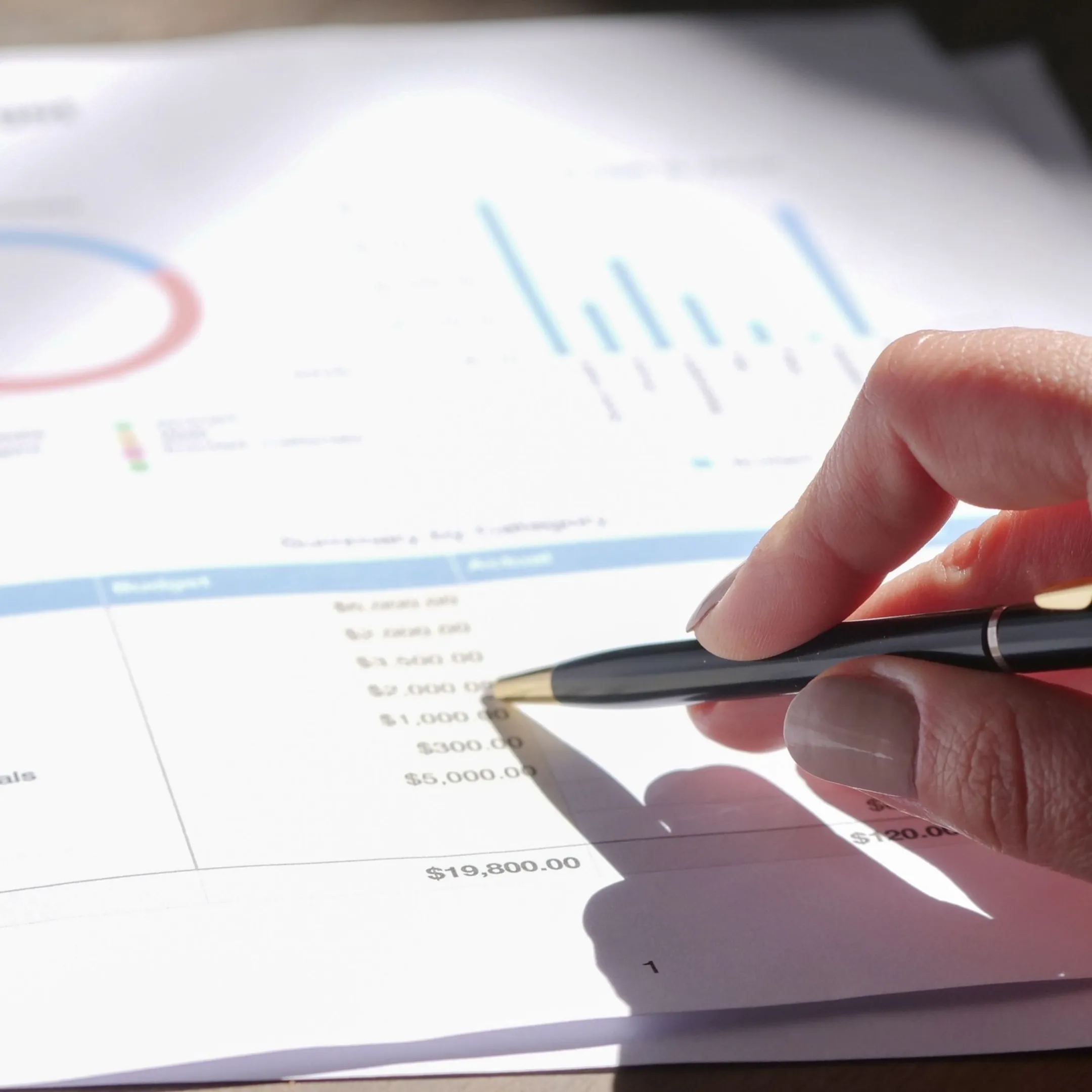Tax professional reviewing IRS documents on screen