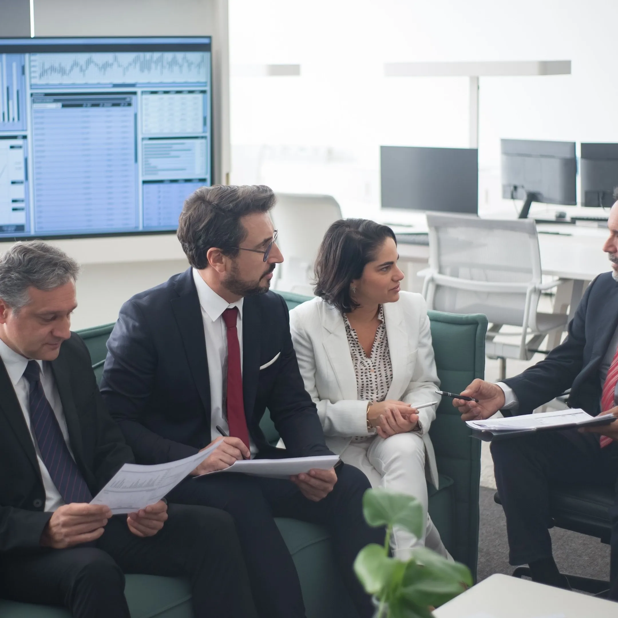 Tax advisor walking through IRS resolution options