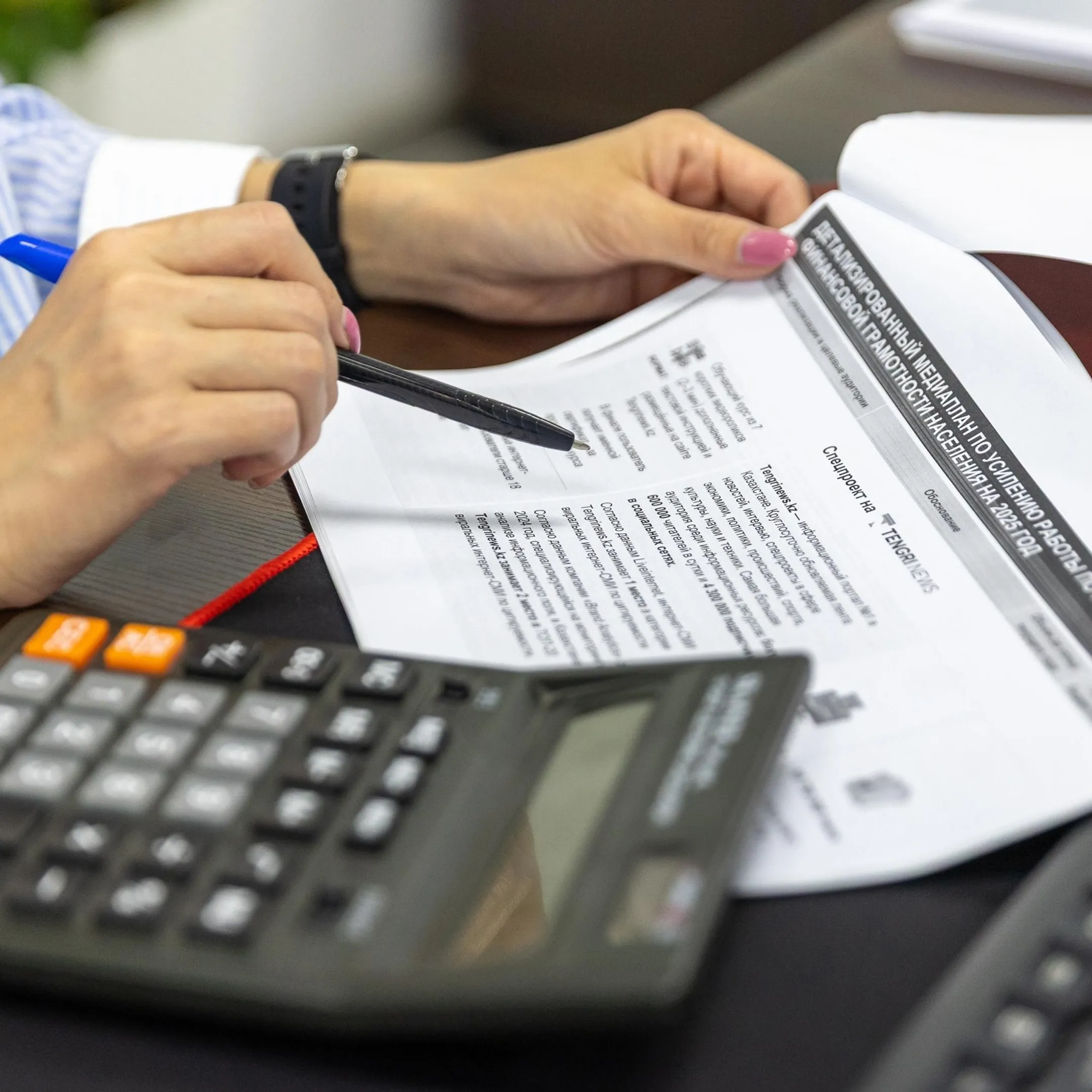 Advisor discussing international tax compliance with business client