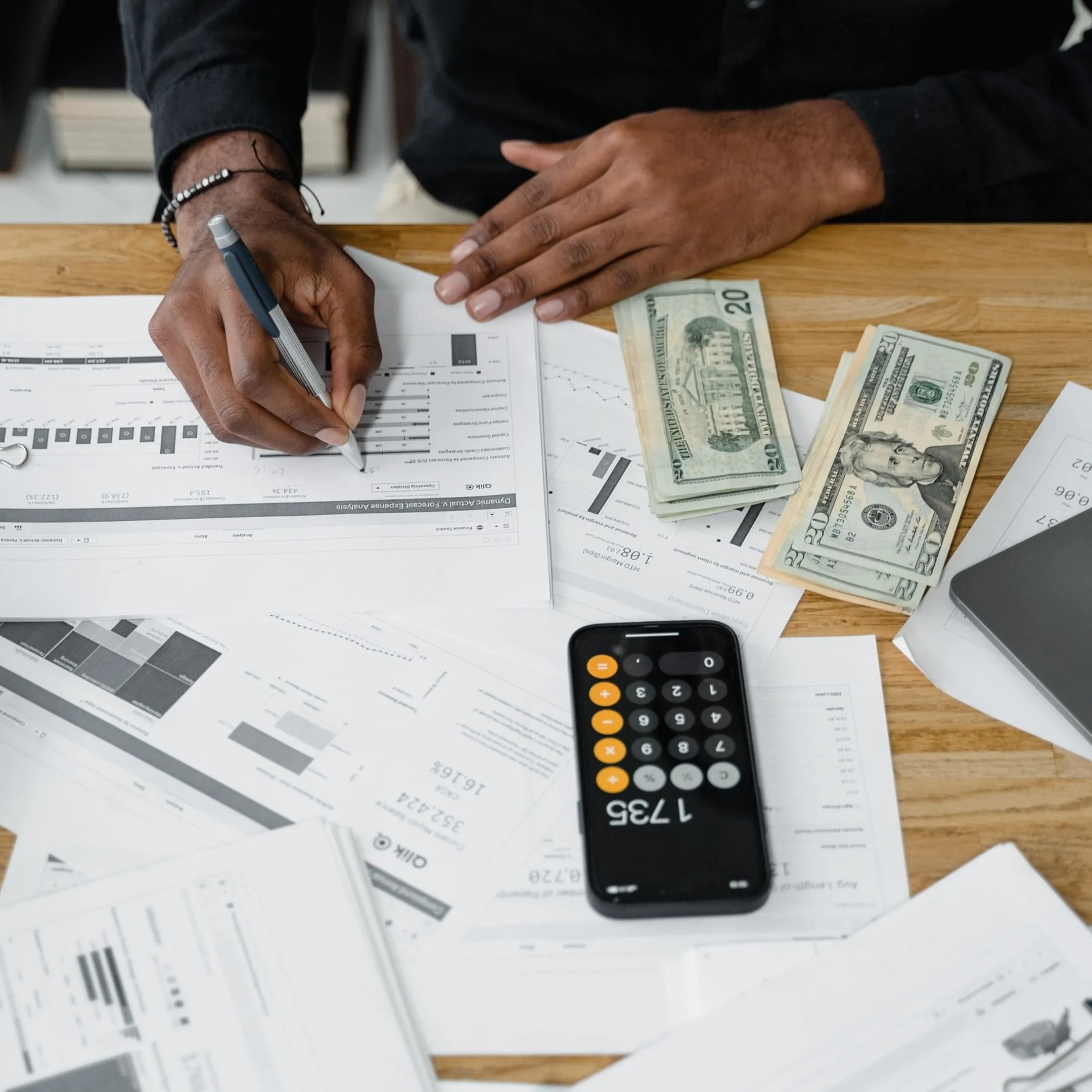 Tax advisor explaining IRS resolution options