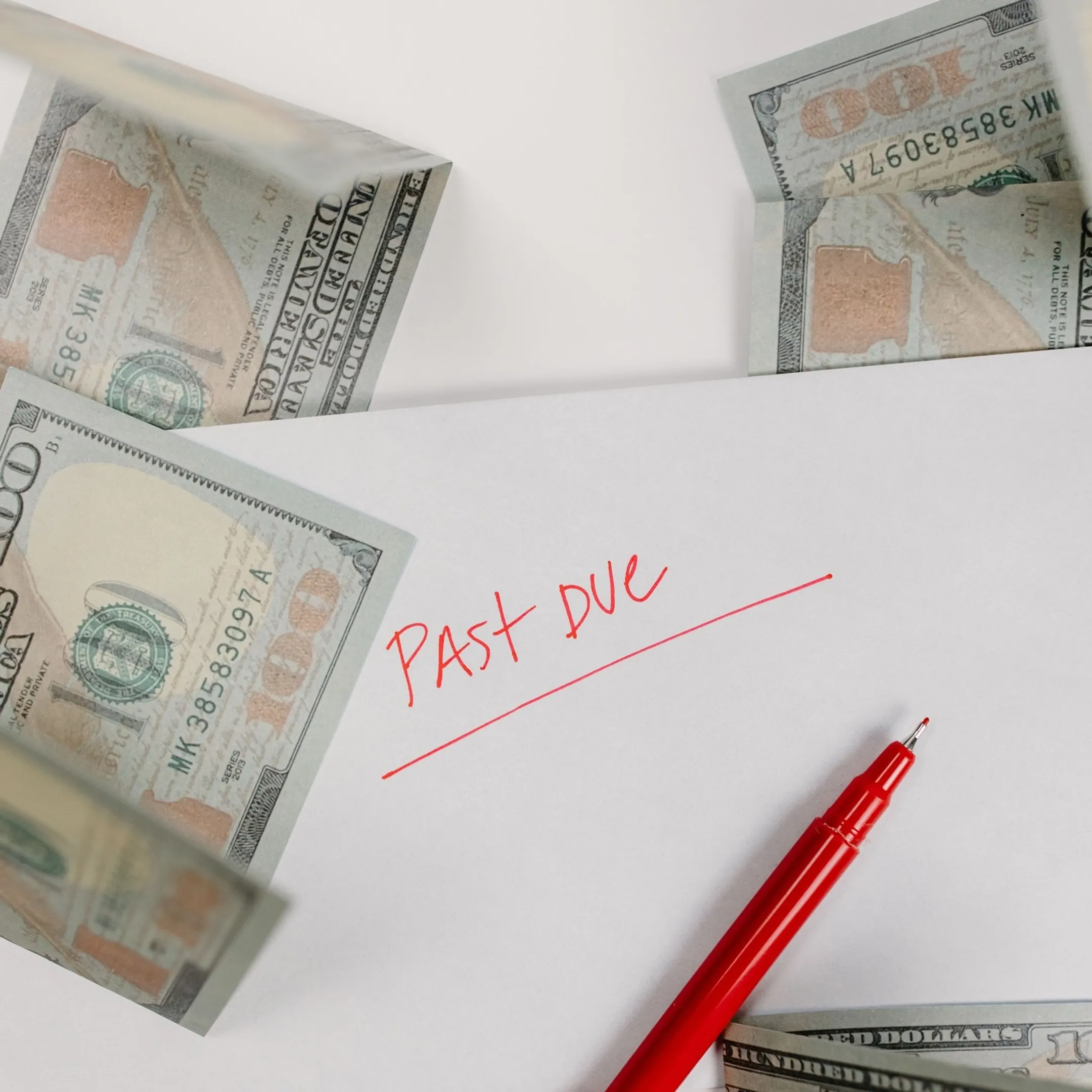 Tax specialist organizing IRS resolution paperwork