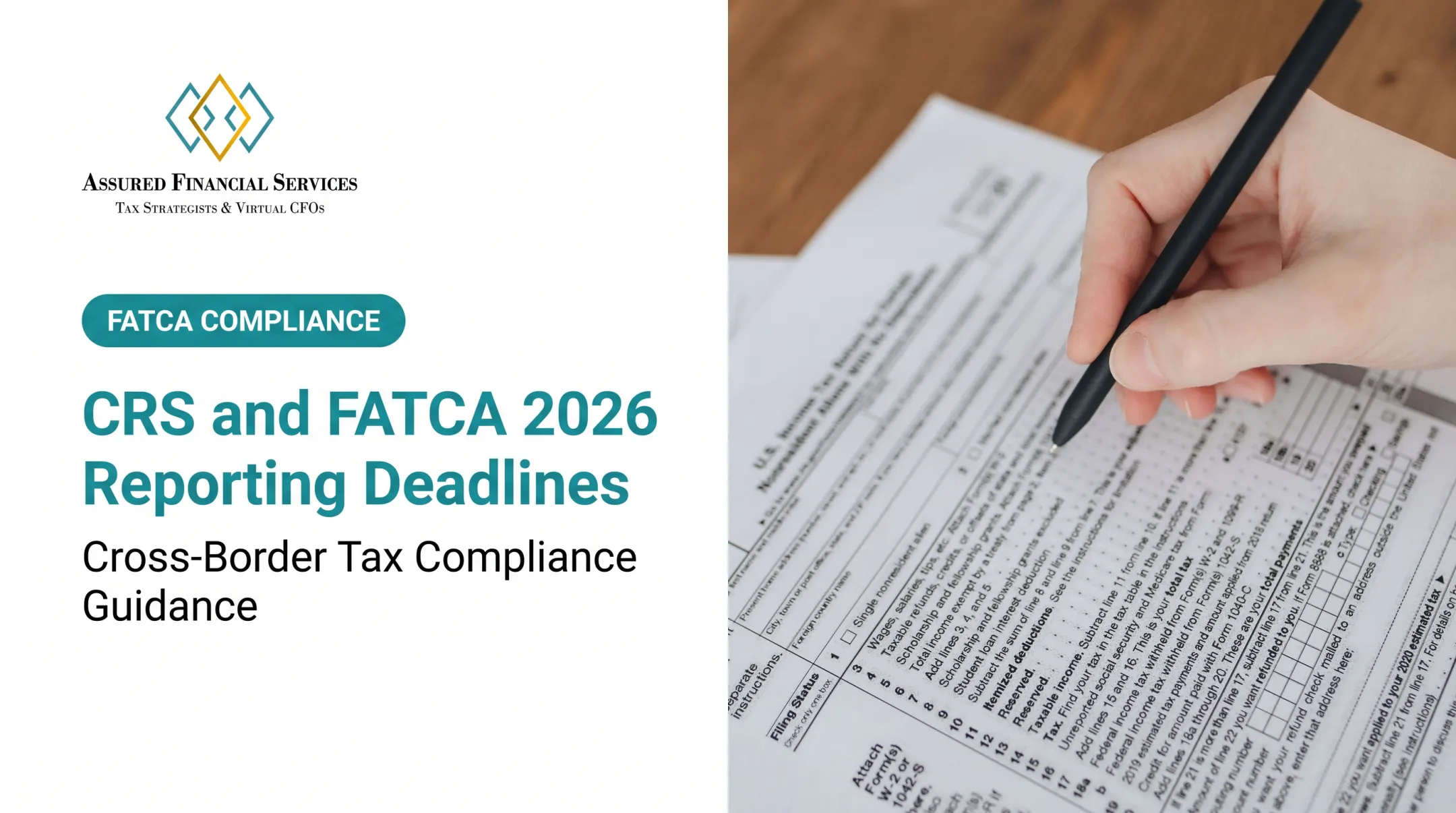 CRS and FATCA 2026 Reporting Deadlines