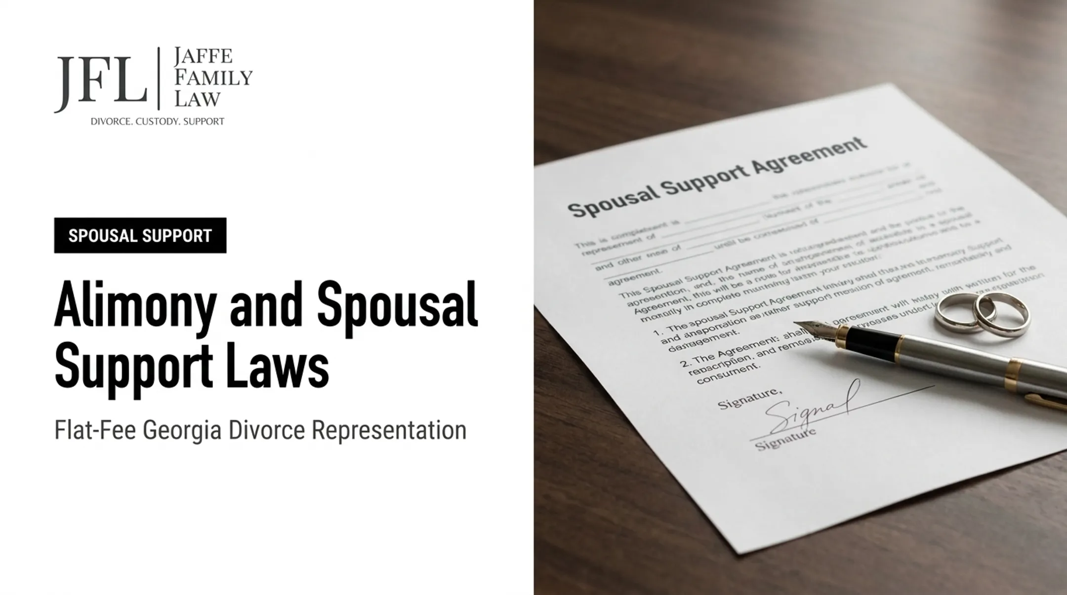 Alimony and Spousal Support Laws
