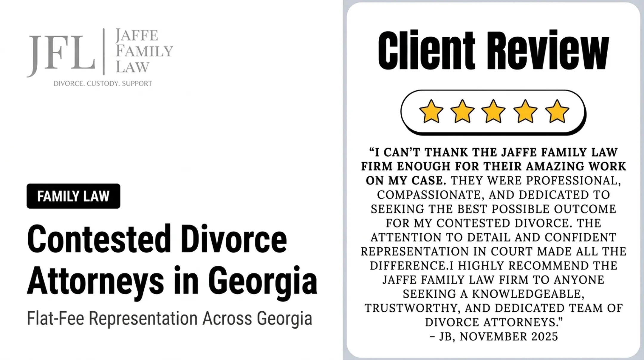 Contested Divorce Attorneys in Georgia