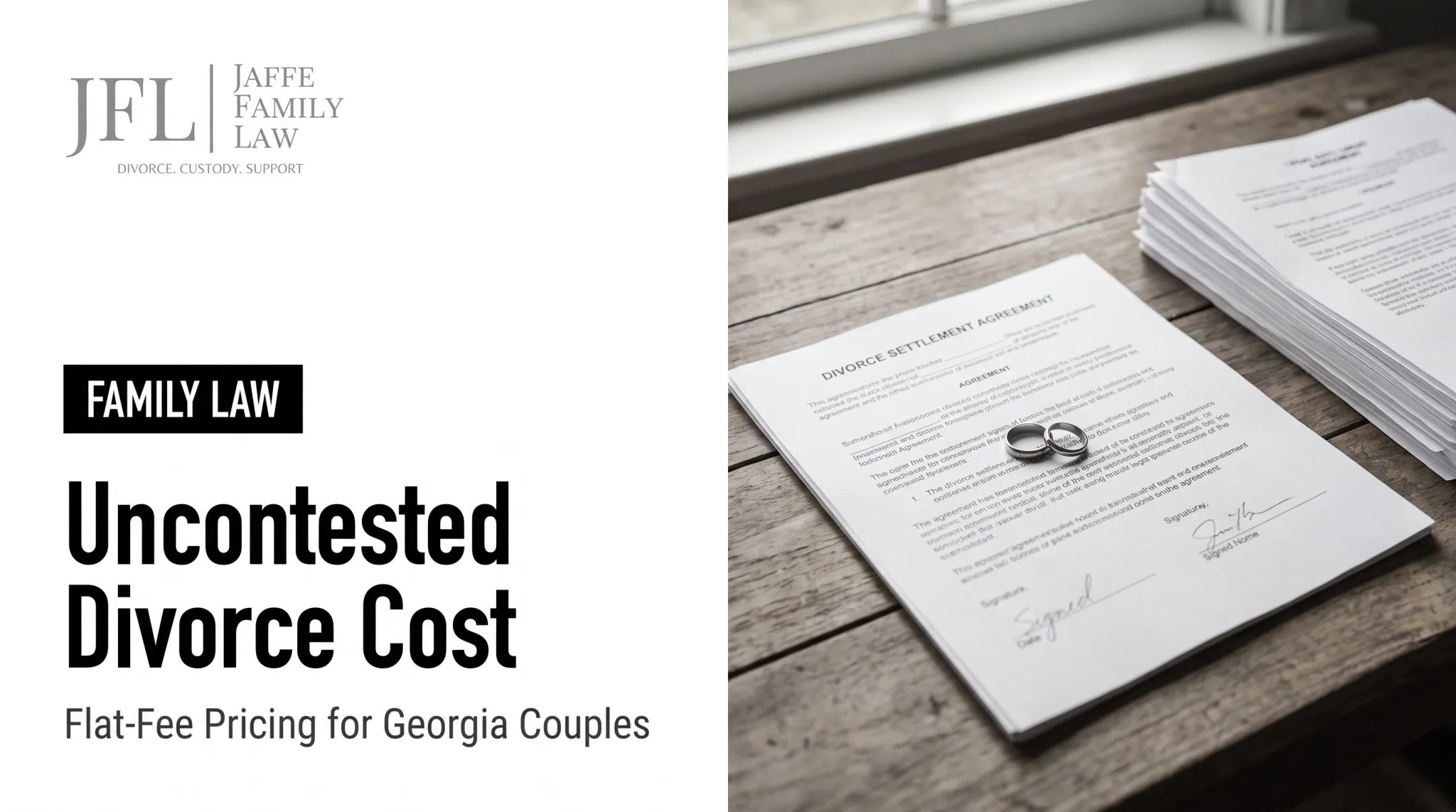 Uncontested Divorce Cost