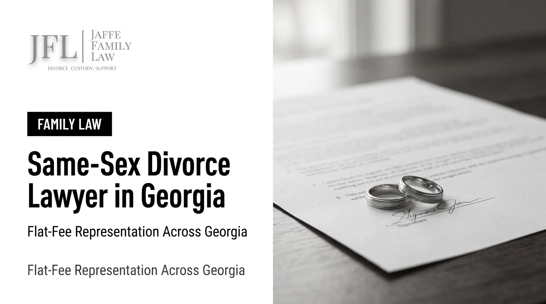 Same-Sex Divorce Lawyer in Georgia
