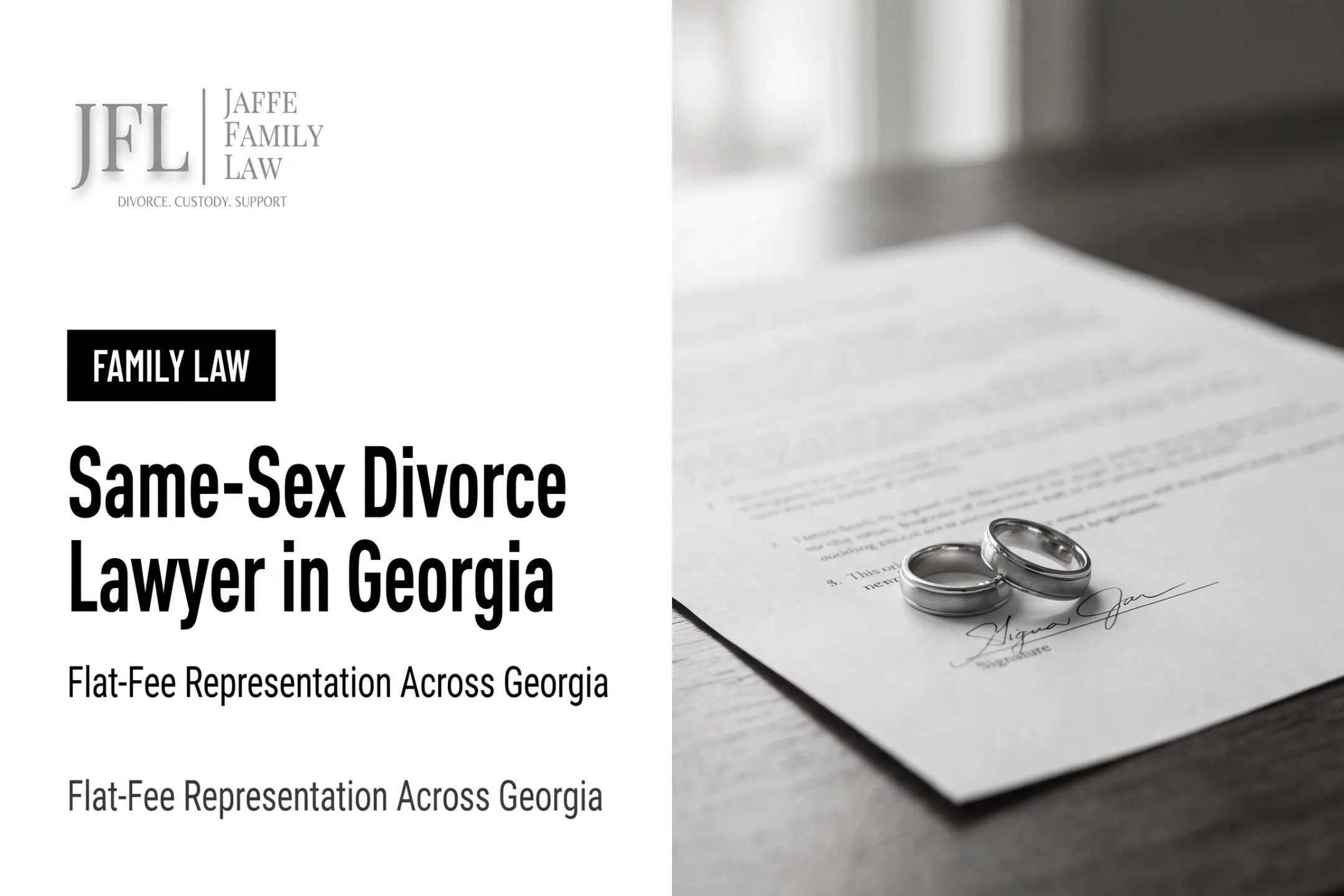 Same-Sex Divorce Lawyer in Georgia