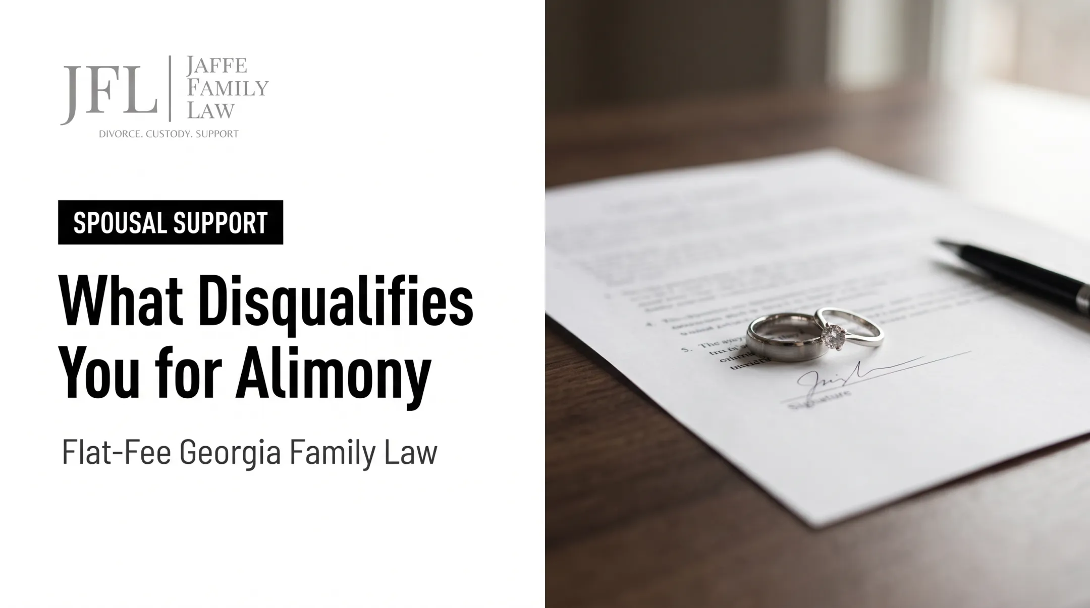 What Disqualifies You for Alimony
