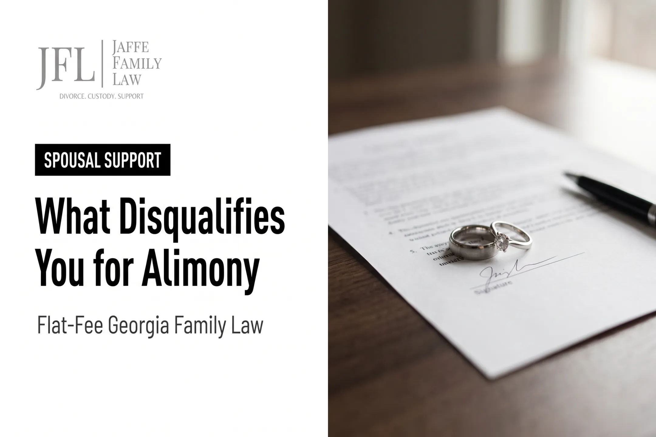 What Disqualifies You for Alimony