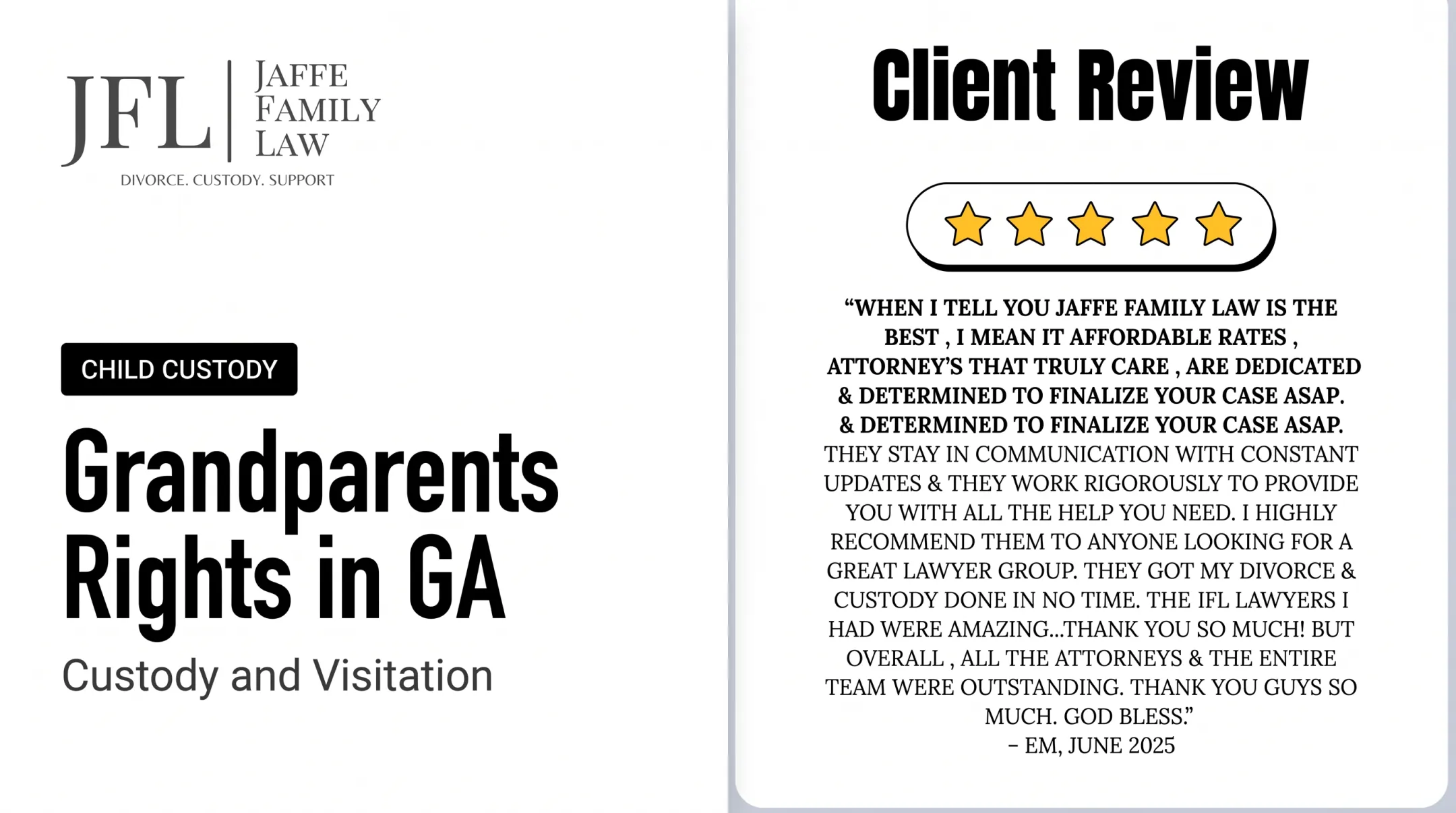 Grandparents Rights in GA: Custody and Visitation