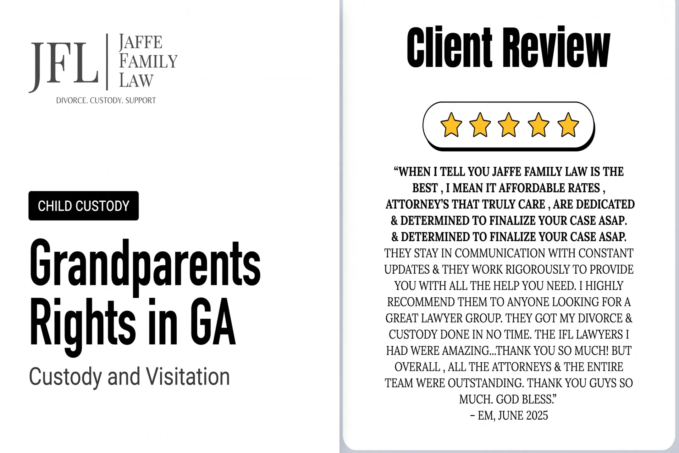 Grandparents Rights in GA: Custody and Visitation