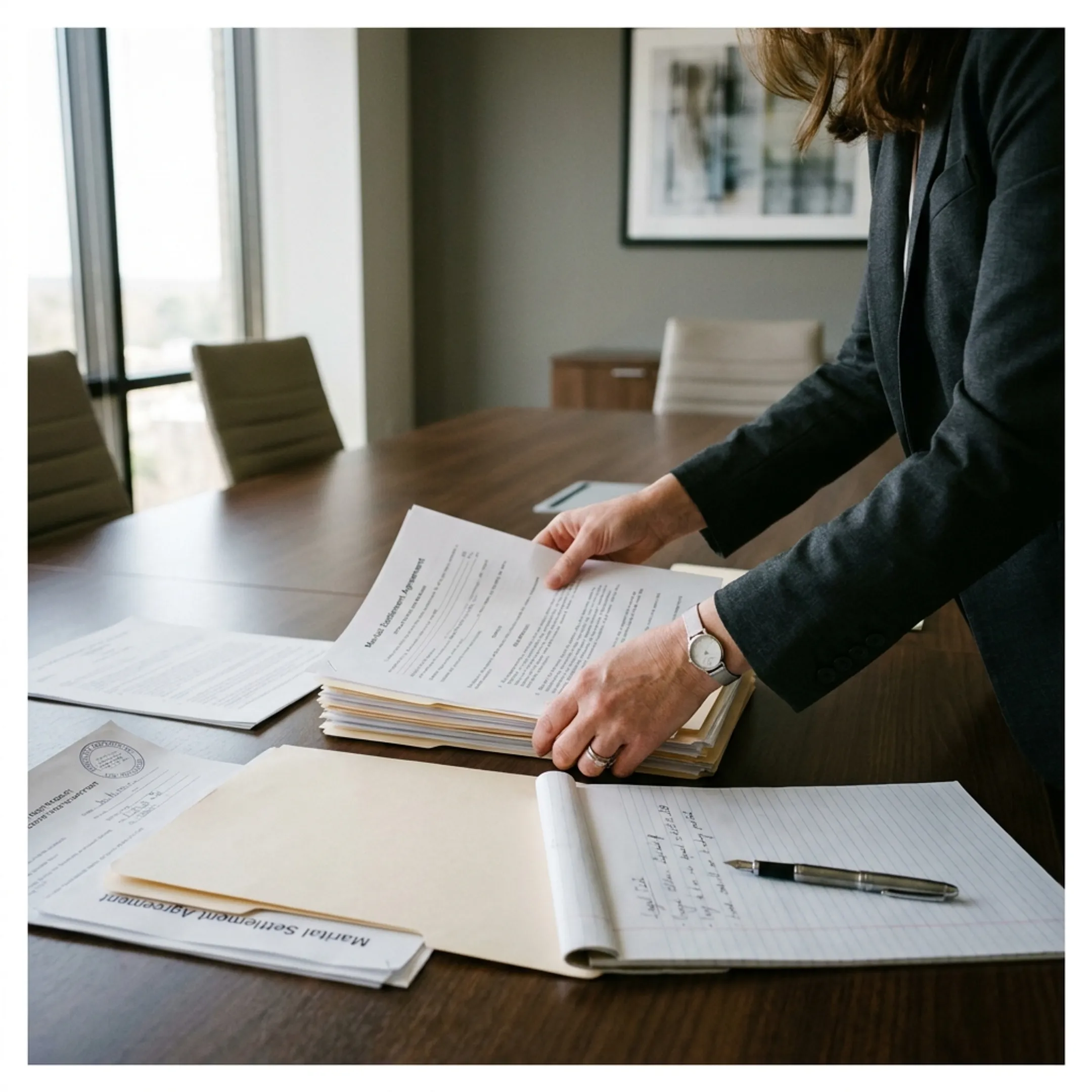 Legal process steps for finalizing an uncontested divorce