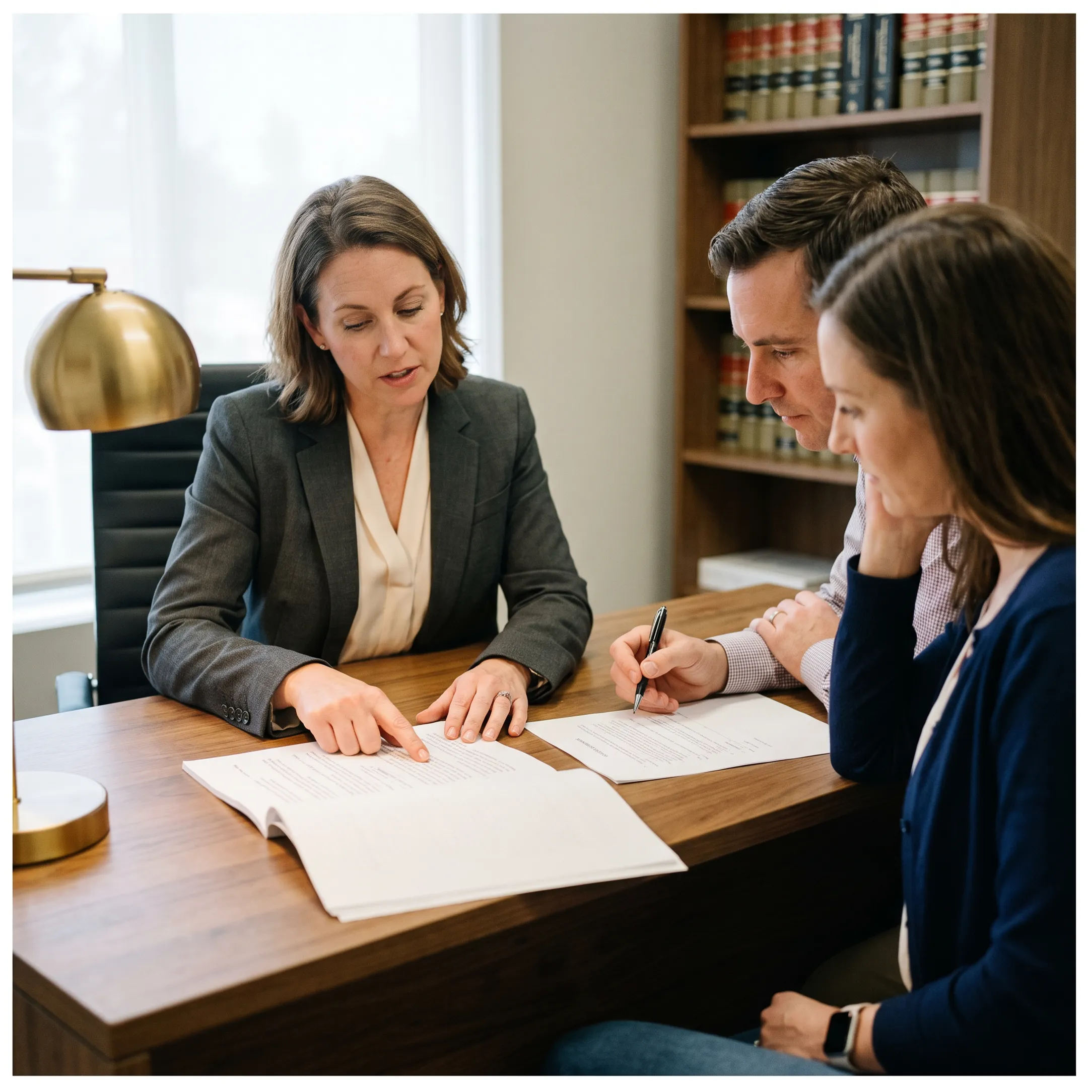 Child custody attorney discussing parental rights and parenting plans in Georgia