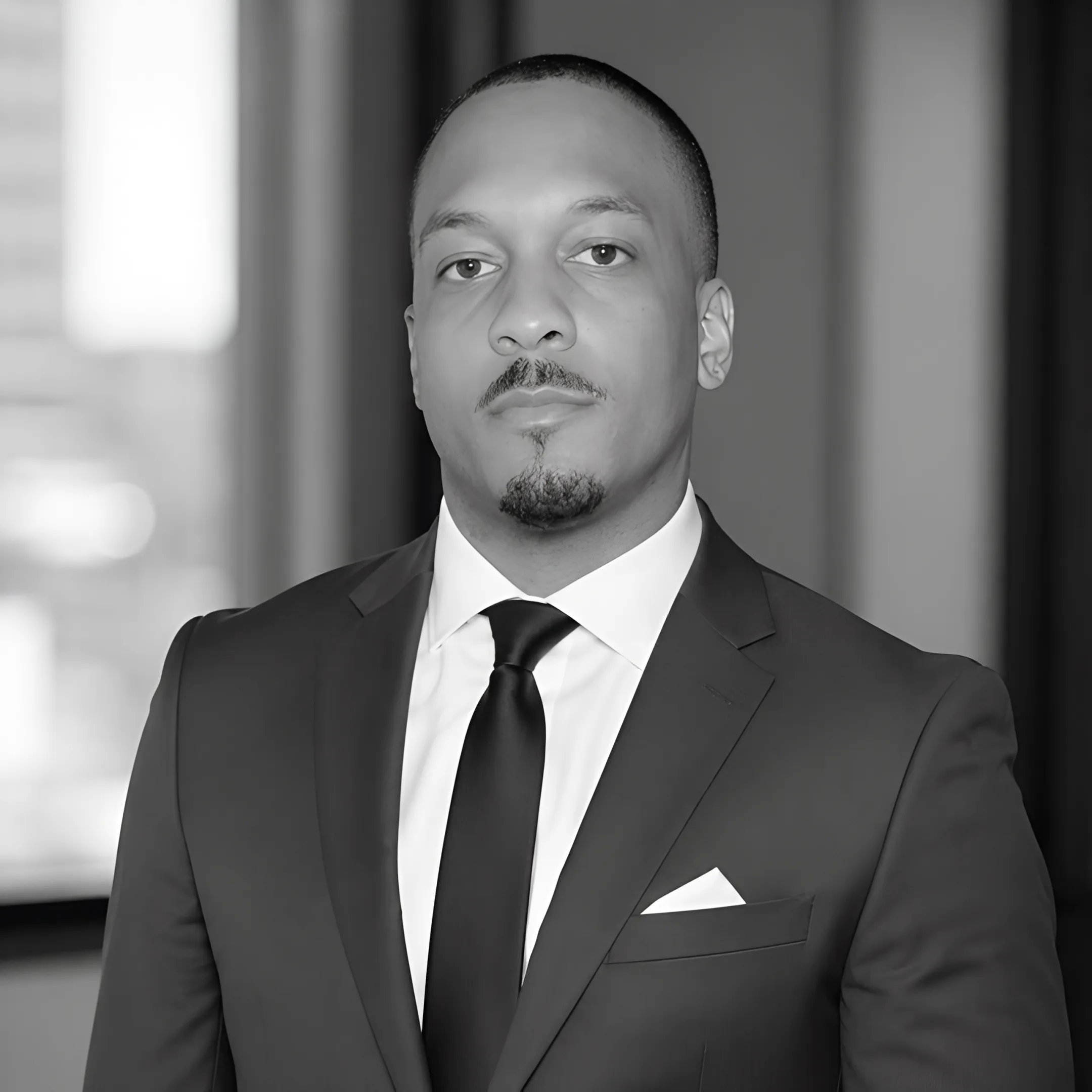 Portrait of Malik Curry, Associate Attorney and Assistant Director of Uncontested Division