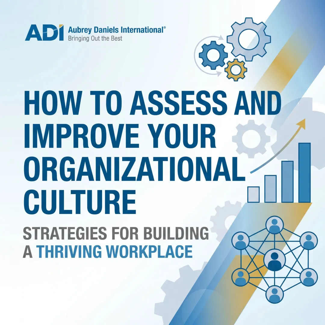 How to Assess and Improve Your Organizational Culture