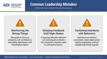 Three common employee-centered leadership mistakes leaders make and how to avoid them
