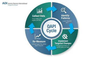 Four-step QAPI continuous improvement cycle for ASC safety culture sustainability