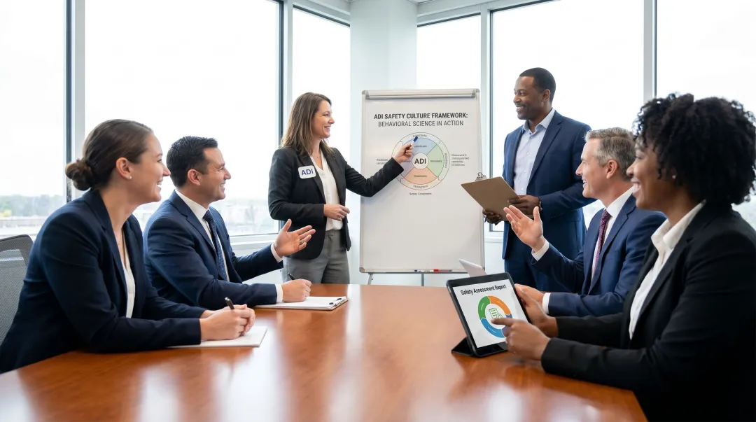 ADI behavioral science safety culture consulting team working with client organization
