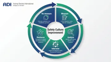 Five-step safety survey continuous improvement cycle from measure to re-measure