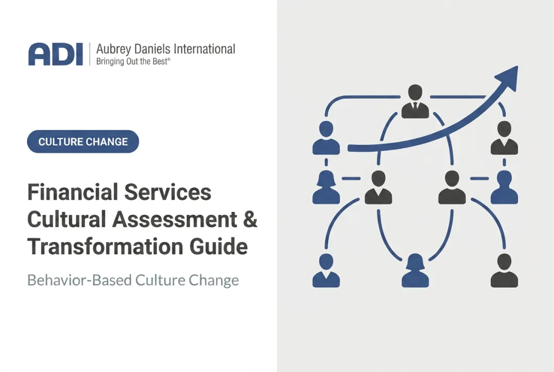 Financial Services Cultural Assessment & Transformation Guide