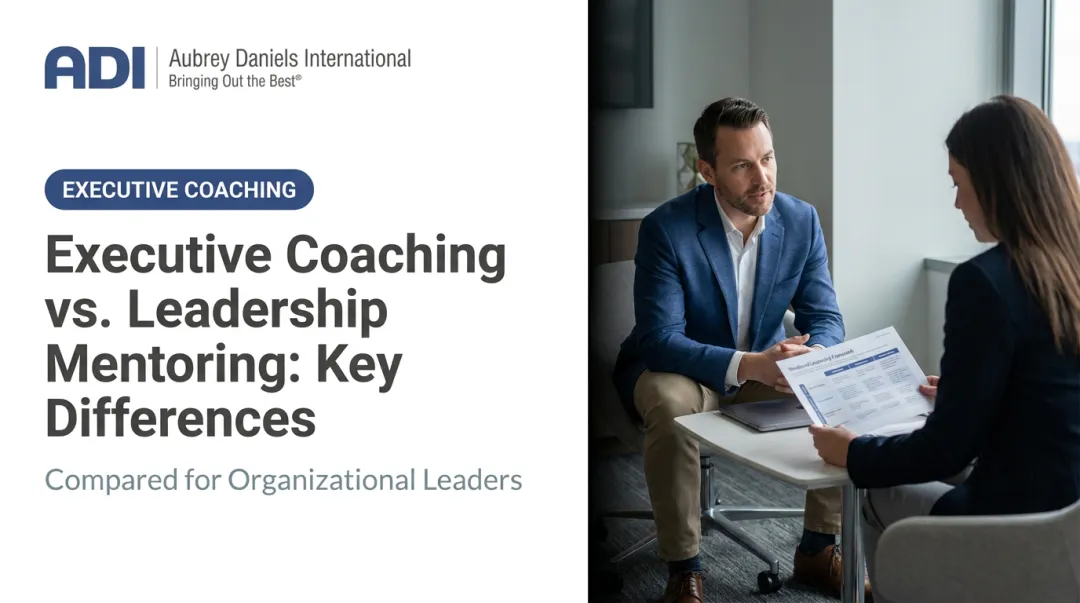 Executive Coaching vs. Leadership Mentoring: Key Differences