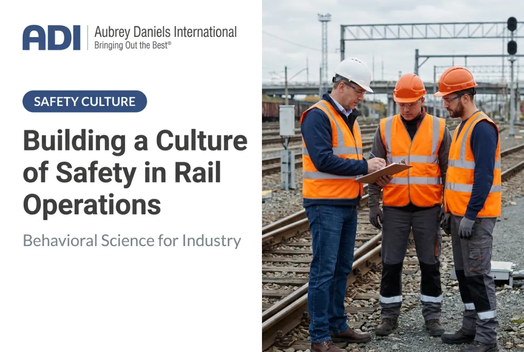 Building a Culture of Safety in Rail Operations