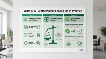 Behavior-based safety culture three core reinforcement systems leading indicators comparison