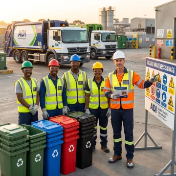 Waste management safety training session