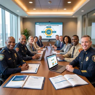 Public safety leadership training session