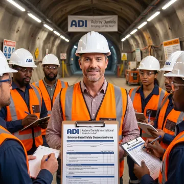 Underground safety leadership coaching session