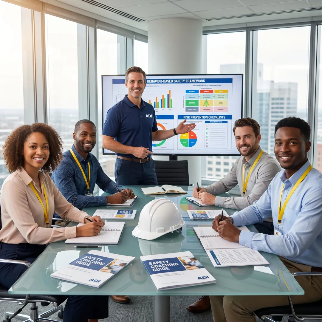 Safety leadership workshop with managers and employees