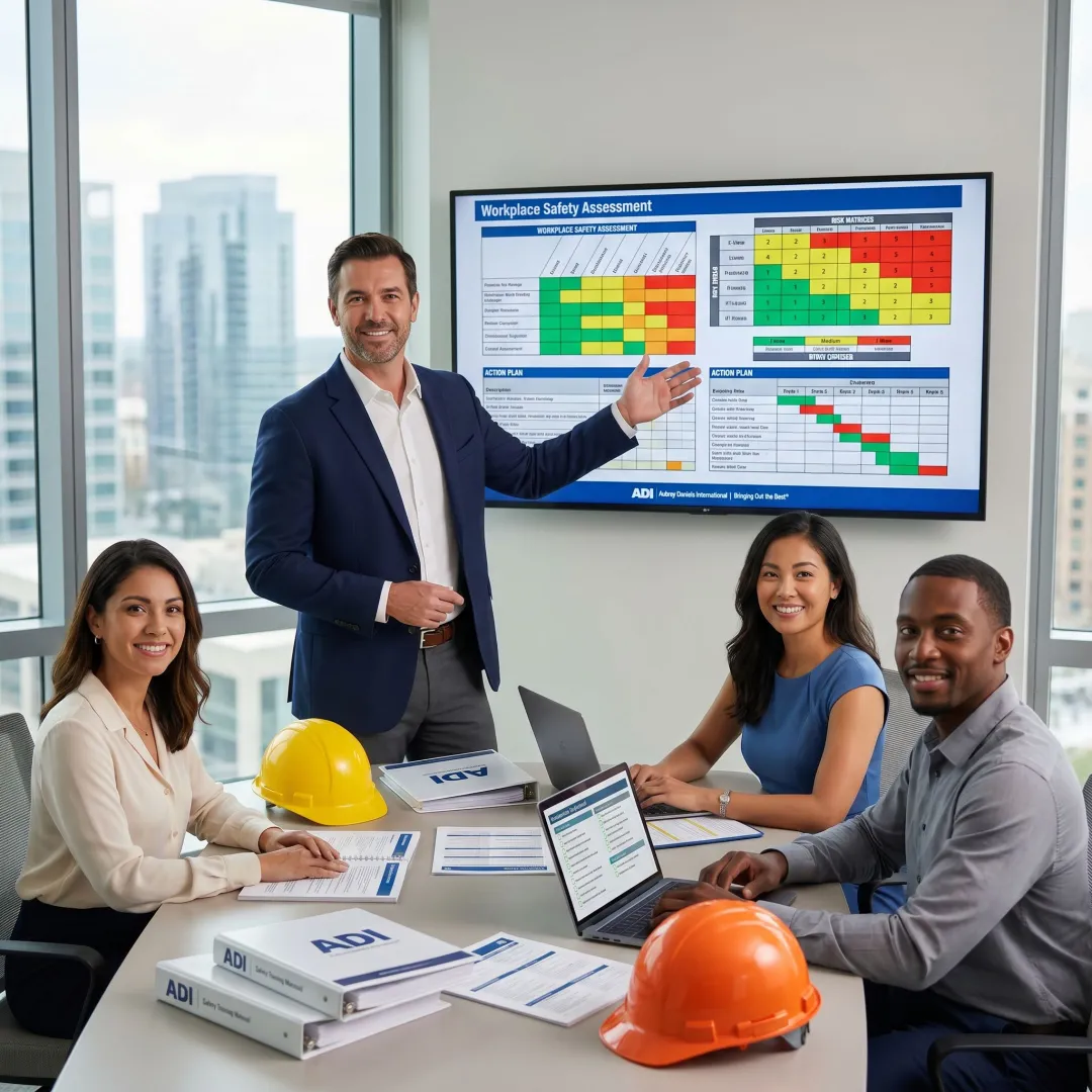 Safety consulting process review with workplace team