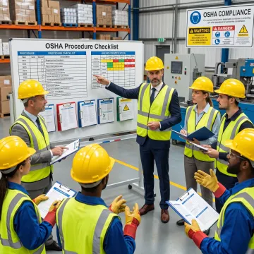 Workplace safety training and OSHA compliance consulting session