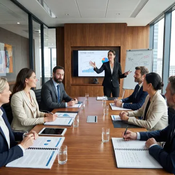 Executive team facilitation session in progress