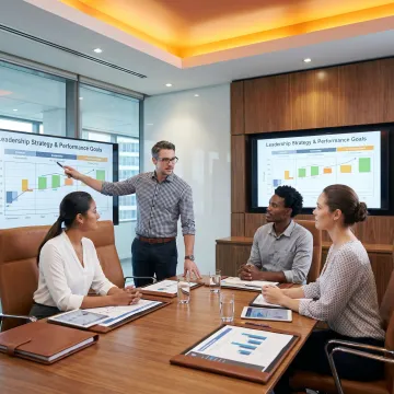Executive coaching session for business leaders
