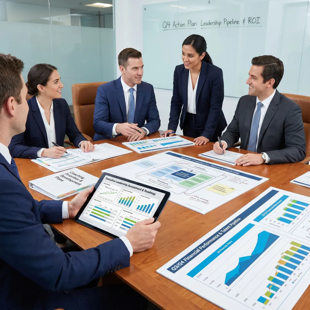 Executive leadership development process meeting