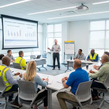 Consultant leading pipeline safety workshop