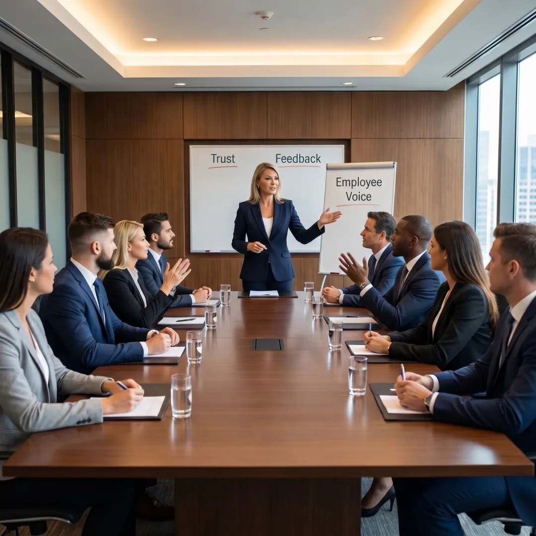 Leadership coaching session on psychological safety
