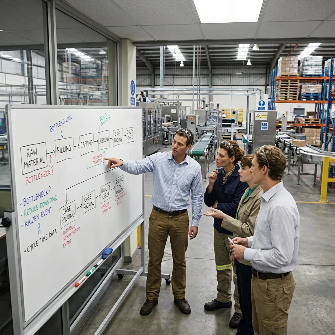 Packaging operations improvement planning session