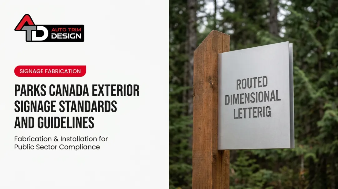 Parks Canada Exterior Signage Standards and Guidelines