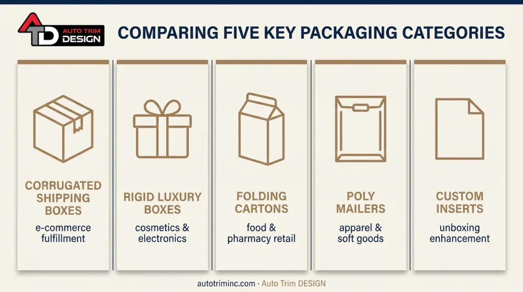 Five types of custom packaging solutions available to Canadian businesses