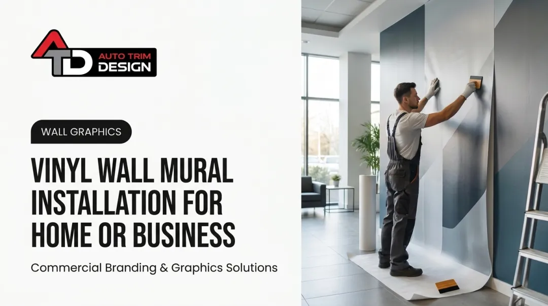 Vinyl Wall Mural Installation for Home or Business