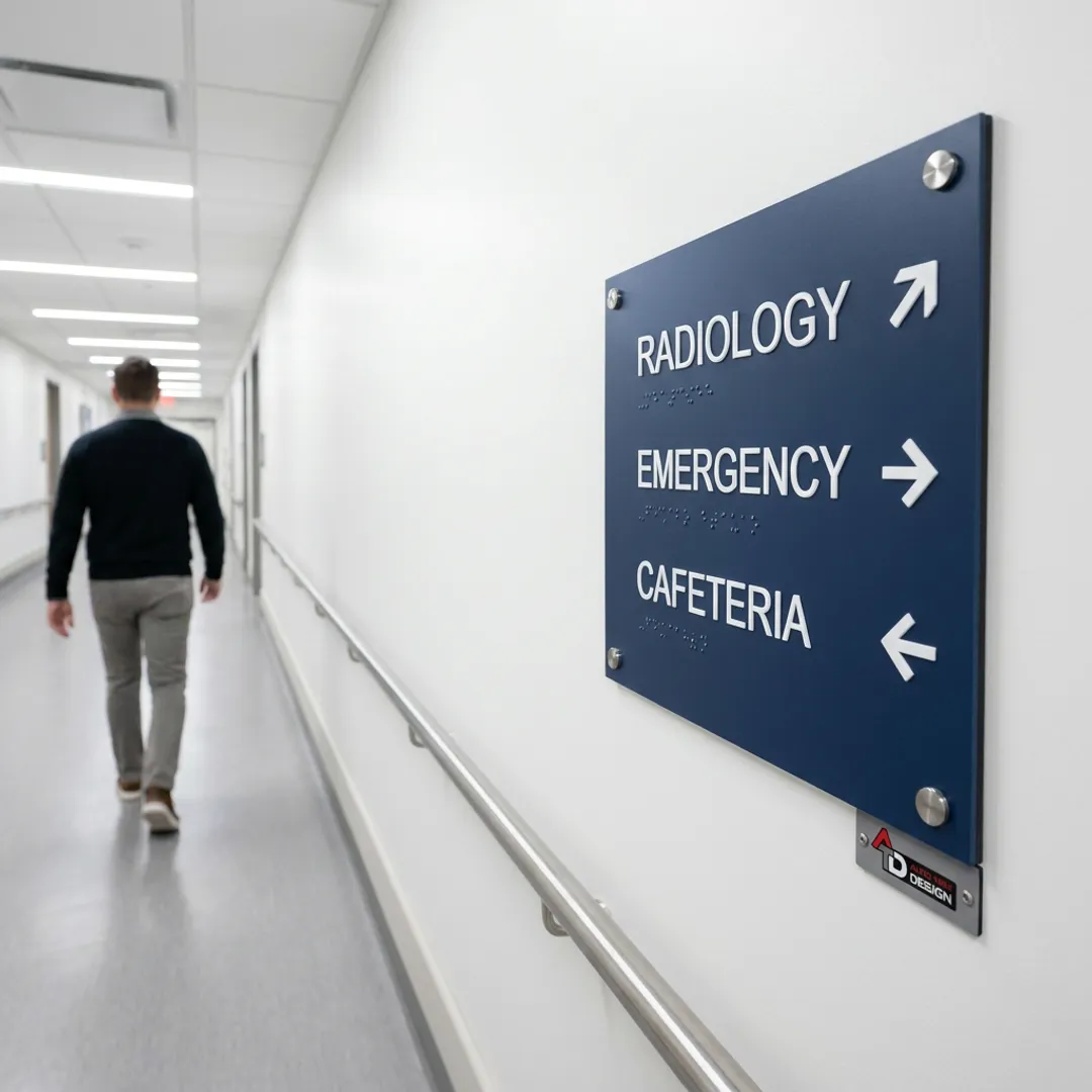 Healthcare facility directory signage