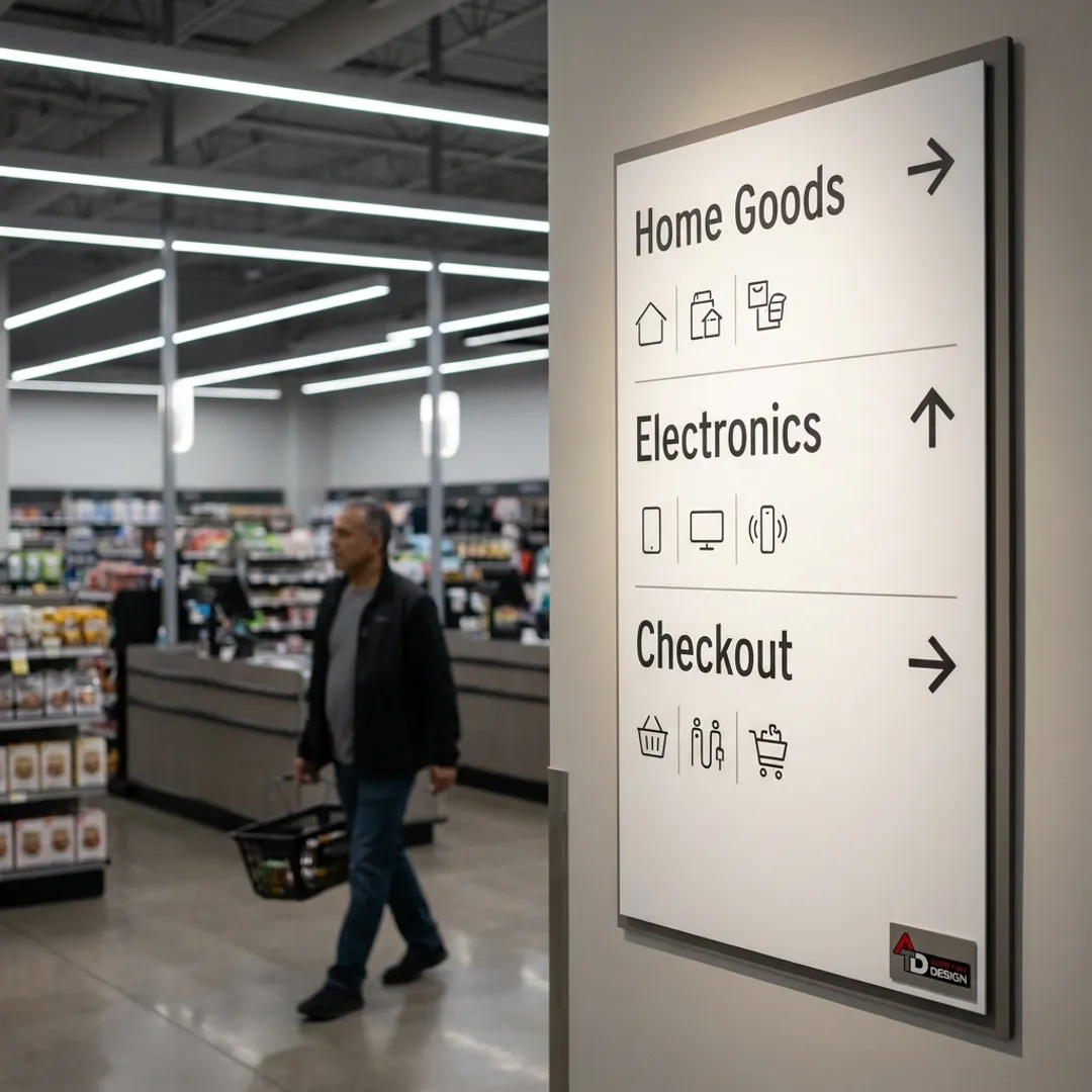 Retail directory signage