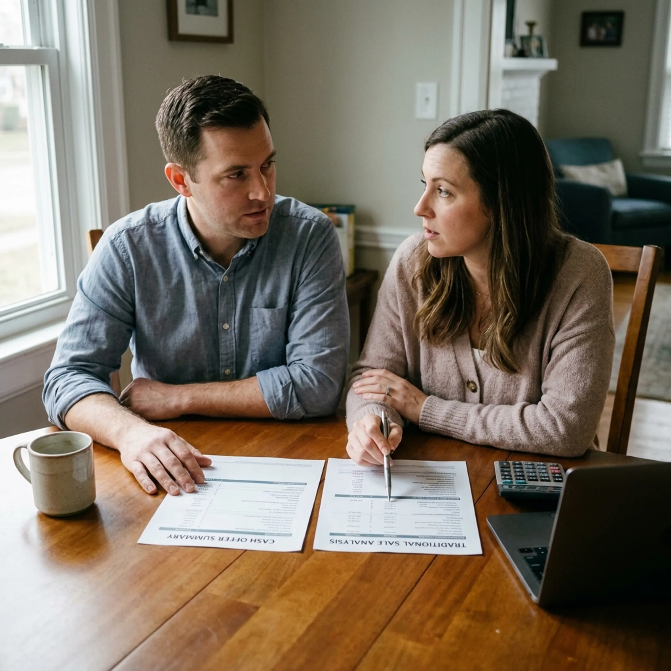 Homeowners considering a cash offer