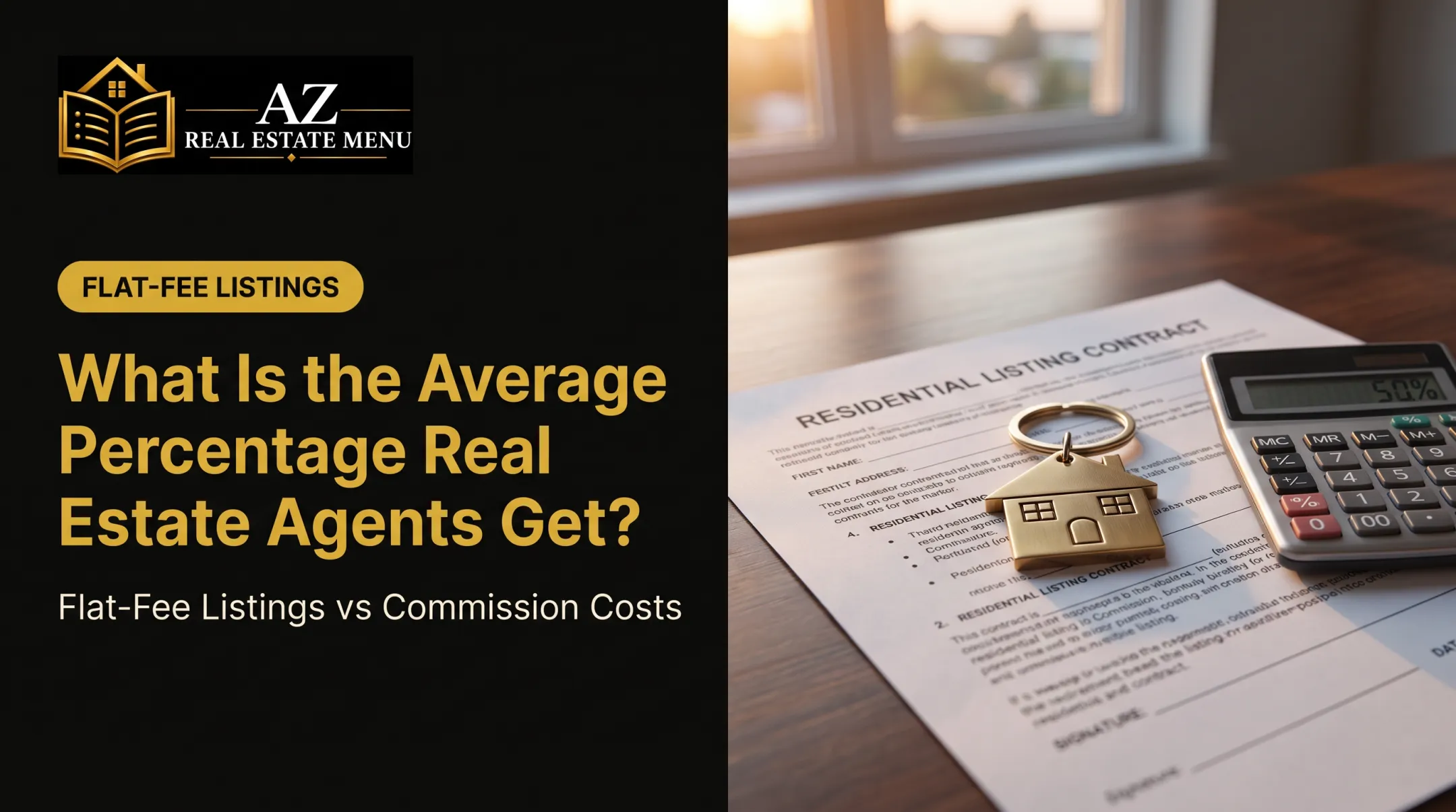 What Is the Average Percentage Real Estate Agents Get?