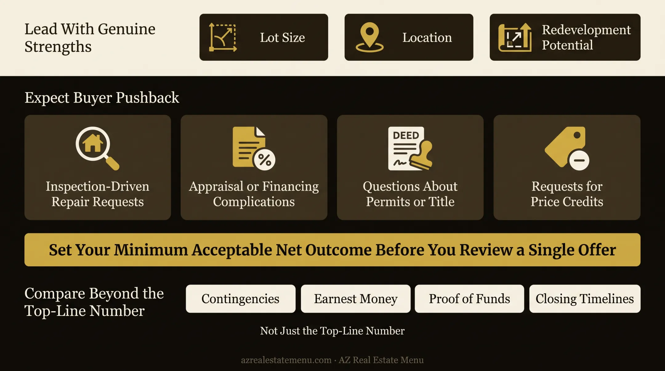 Four-step process for selling a poor-condition house transparently