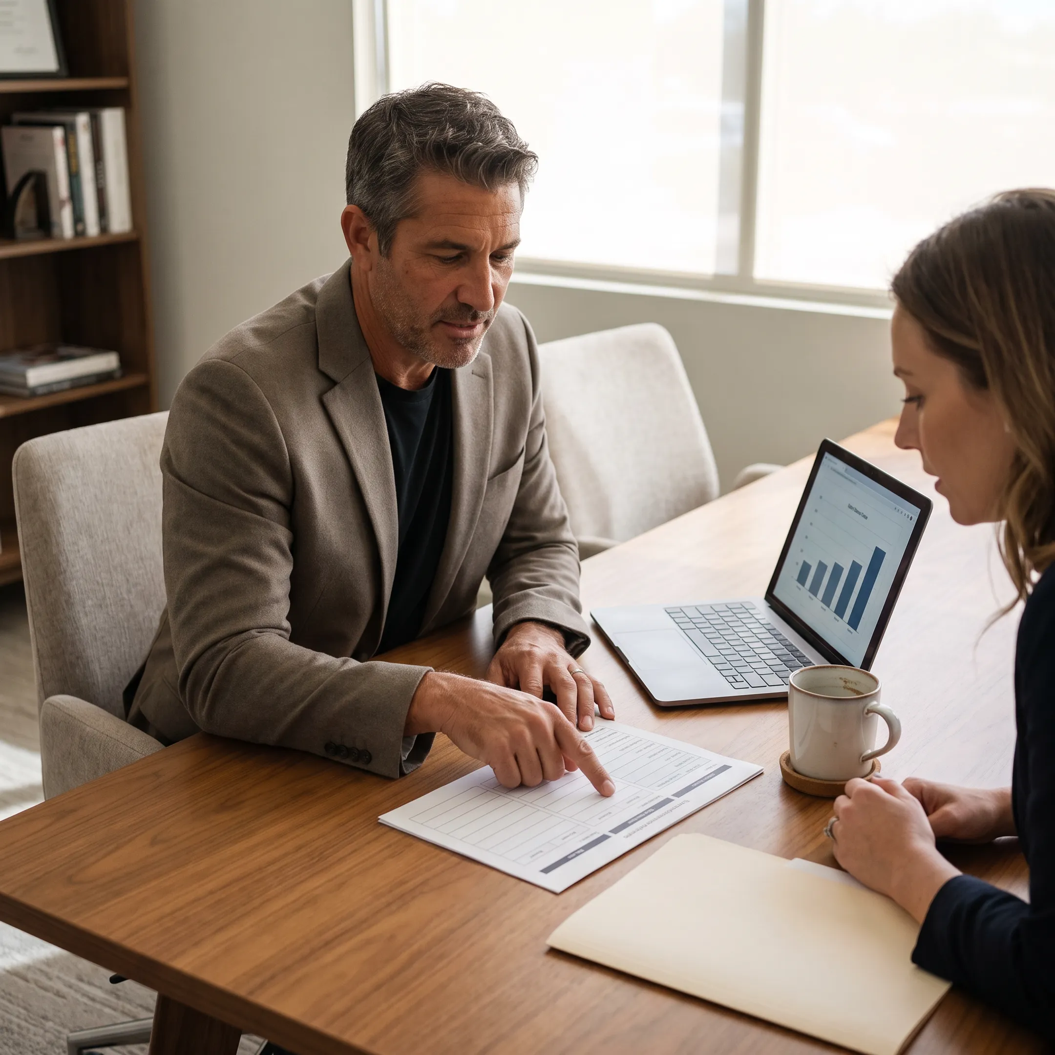 Arizona real estate advisor presenting flexible commission options