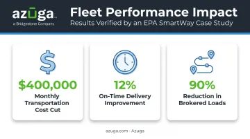 EPA SmartWay case study results showing dispatch automation cost savings